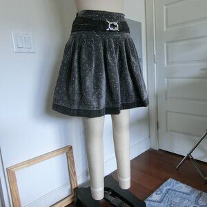Sparkle Corduroy Skater Skirt